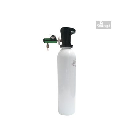 Oxigén palack 2L, 3L vagy 5L + nyomásszabályzó reduktor (töltetlenül) - 15L/perc