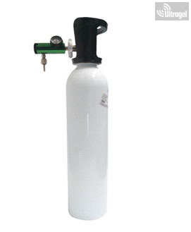 Oxigén palack 2l + nyomásszabályzó reduktor (töltetlenül) - 15L/perc