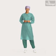 Védőkabát Mölnlycke Barrier zöld 30g/m2 - nem steril