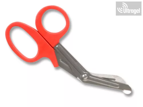 Univerzális sürgősségi kötszervágó olló 16.5cm - kék / piros