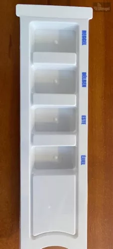 Gyógyszertároló doboz - napi 4 rekeszes