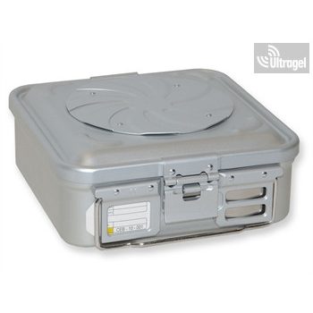   Sterilisation box with 1 valve, grey (285x280 / 260mm) - Barrier