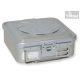 Sterilisation box with 1 valve, grey (285x280 / 260mm) - Barrier