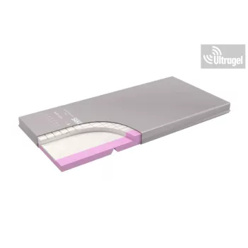   Antidecubitus memóriahabos kórházi matrac, 28+35kg/m³, 10cm, 200kg, vízálló huzattal  SKP040