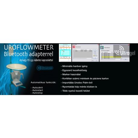 Uroflowméter - Urodoc (Pc és Androidos)