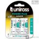 Uniross LR14/BP2 1,5V C/baby tartós alkáli elem POWER PLUS