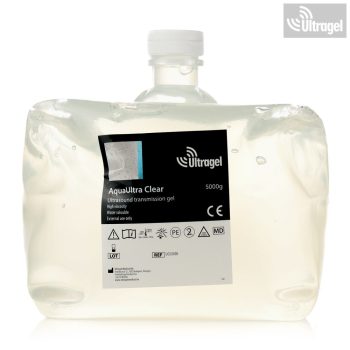   Ultrasound gel - AquaUltra Clear 5000g ultrasound gel in a soft balloon
