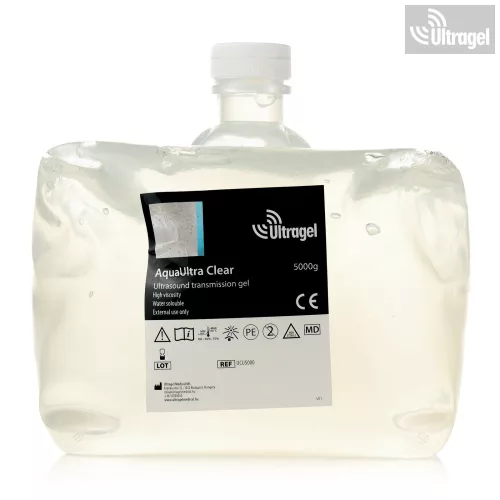 Ultrahang gél - AquaUltra CLEAR 5000 ml lágy ballonban