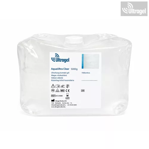 Ultrasound gel - AquaUltra Clear 5000g ultrasound gel in a soft balloon