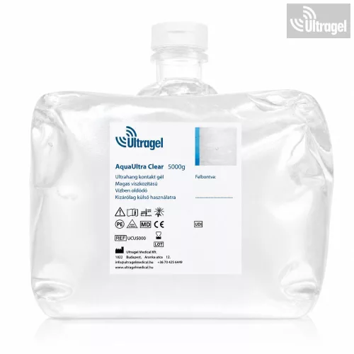 Ultrahang gél - AquaUltra CLEAR 5000 ml lágy ballonban