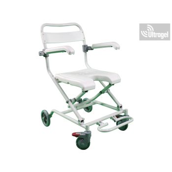 Fürdetőszék / Tusolószék háttámlával ALU - 100kg