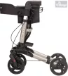 Járókeret, rollátor összecsukható, szövet táskával és ülőlappal - RP545 - 136kg