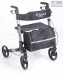 Járókeret, rollátor összecsukható, szövet táskával és ülőlappal - RP545 - 136kg