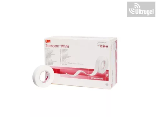 3M TRANSPORE™ ragtapasz -  1,25cm x 9.14m -  1534-0