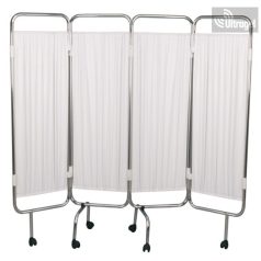 Paraván - 4 részes, kerekes, mosható függöny