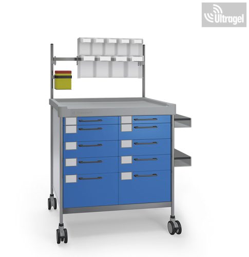 Aneszteziológiai és kötöző kocsi - INSAUSTI 3934B - 900x630mm