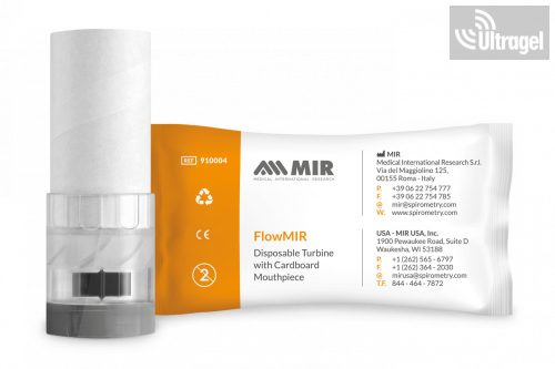 Turbine for spirometer - single-use, for MIR spirometers, together with adult spirometer