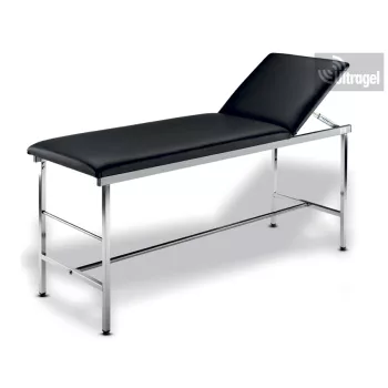 Vizsgálóágy KRÓMOZOTT, papírlepedő tartóval M600358C