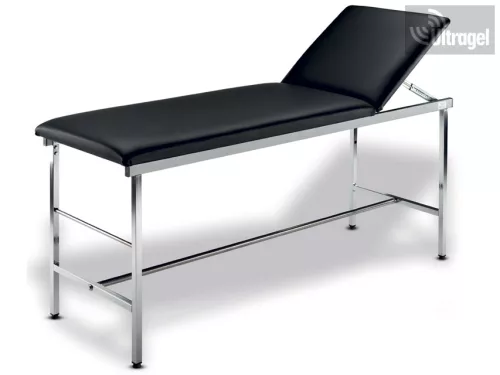 Vizsgálóágy KRÓMOZOTT, papírlepedő tartóval M600358C