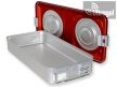 Sterilisation box with 2 valves, red (580x280x100/150) - Barrier