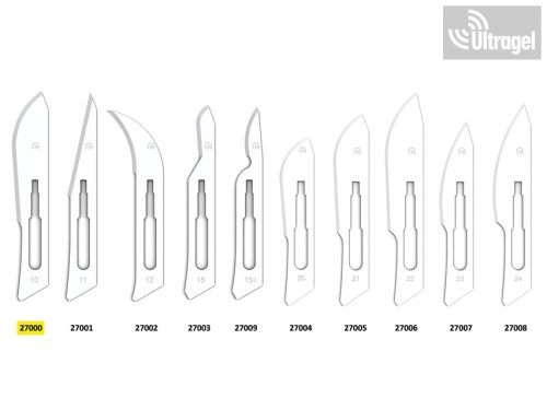 Scapel blade carbon No.10 - No.24