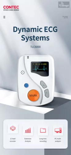 Holter EKG Contec TLC 6000, 12 csatornás - 48h