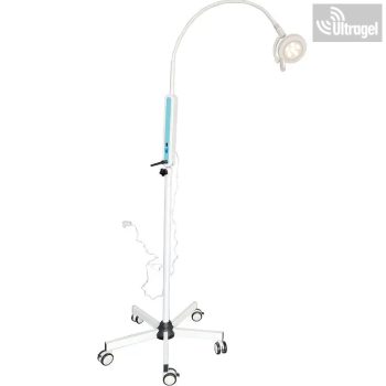   Vizsgálólámpa LED, 44.000 lux, 12cm fej átmérő KS-LA6S, állványos vizsgálólámpa