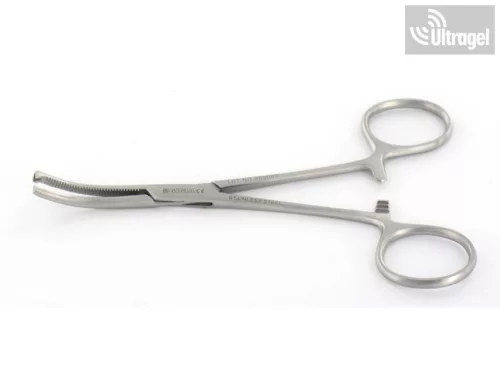 Vascular clamp Kocher - curved 18cm
