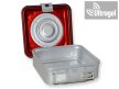Sterilisation box with 1 valve, red (285x280x100/135mm) - Barrier