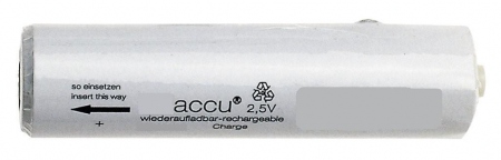 Akkumulátor tölthető 2.5V (Gima Green, Parker)