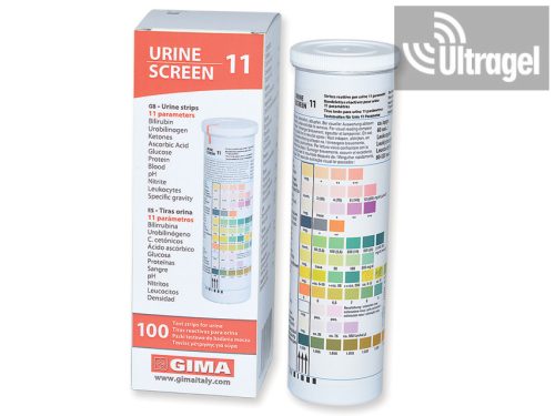 Vizeletes tesztcsík 11 paraméter (100 csík)
