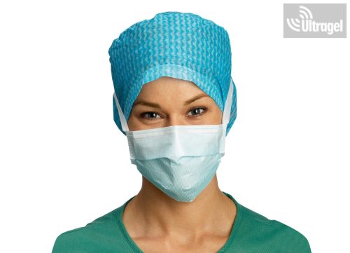 Mölnlycke Sebészi operációs párátlanítós maszk orrmerevítővel  4231