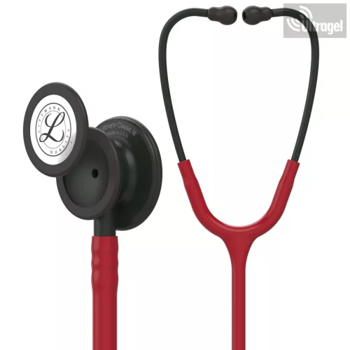 Littmann Classic III fonendoszkóp - 5868 - RÚZSVÖRÖS - FEKETE