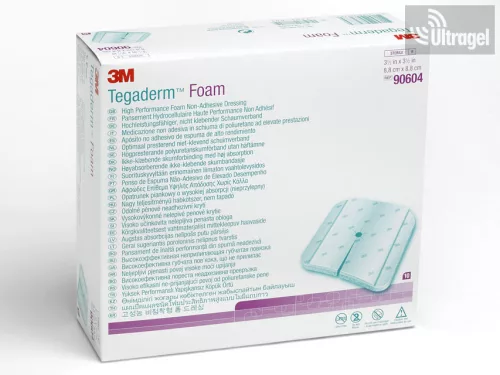 3M TEGADERM™ FOAM habkötszer 8.8x8.8cm  90604