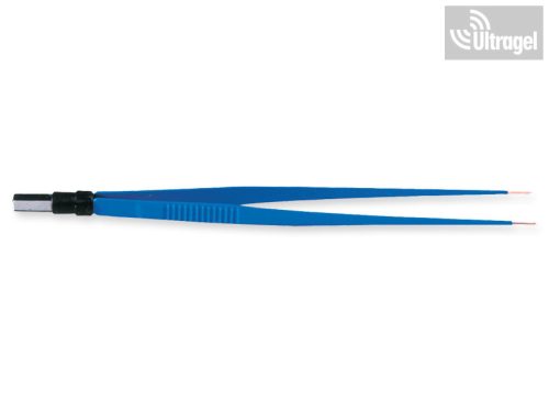 Bipoláris csipesz egyenes, 20cm - Többszörhasználatos 1mm hegy