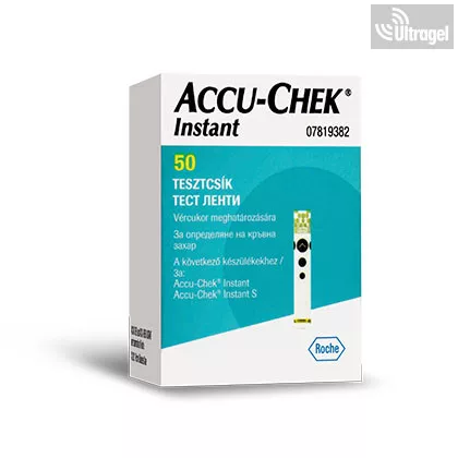 Test strip for Glucose Roche Accu Check Instant blood glucose meter - 50pcs