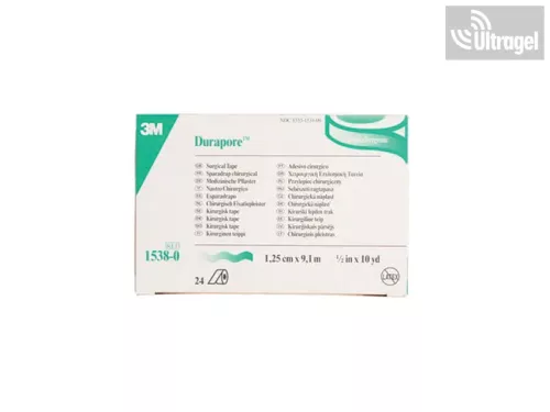 3M Durapore műselyem ragtapasz 1,25cm x 9,1m  1538-0
