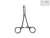 Vascular grip Pean straight - 16cm