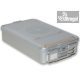 Sterilisation box with 1 valve, grey, 465x280x100 /135/150/200mm