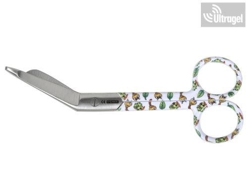 Bandage cutting scissors with caterpillar pattern - 14cm