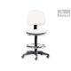Orvosi szék, forgószék - fehér, LÁBTARTÓ gyűrűvel 45221