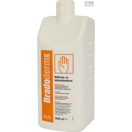 BradoDERM Soft - színtelen műtéti kézfertőtlenítő - 500ml