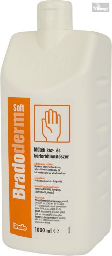BradoDERM Soft - színtelen műtéti kézfertőtlenítő - 500ml