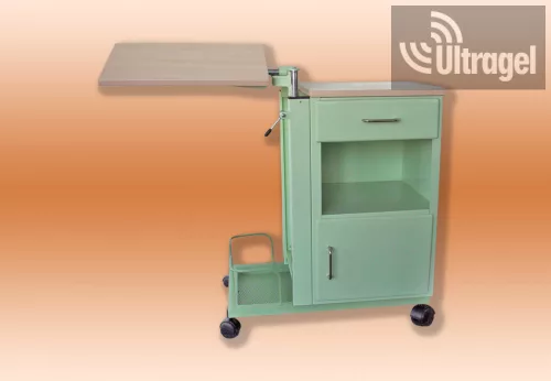 Kombinált FÉM éjjeliszekrény LEHAJTHATÓ és dönthető asztal lap 12.35