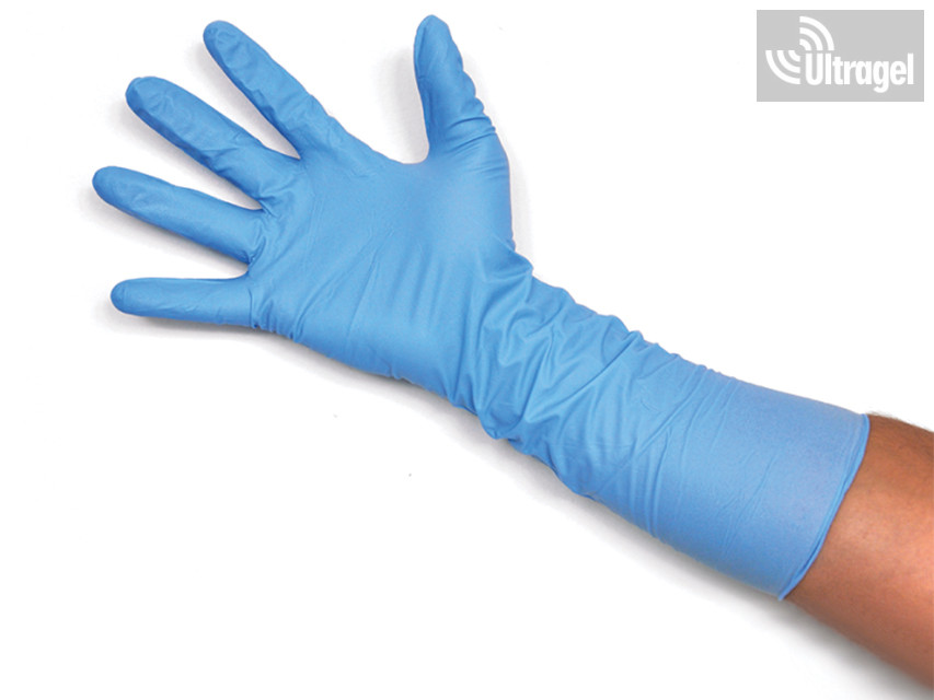 DOC Zero 400 hosszú nitrilkesztyű, M, 50 db – termékkép 1