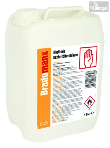 BradoMan Soft - higiénés kézfertőtlenítő - 5000ml