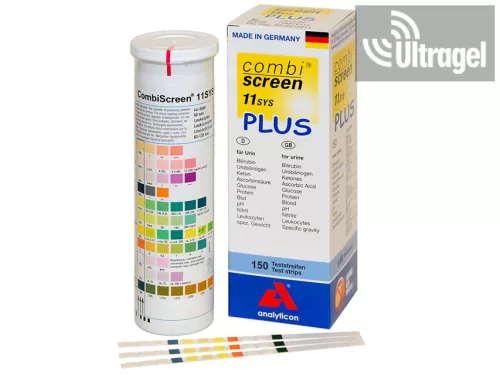 Urine test strip 11 parameters CombiScreen® 11SYS Plus (150 strips)