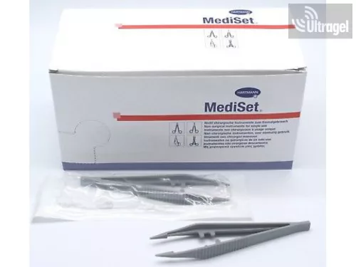 Anatómia csipesz - egyszerhasználatos, 12,5cm, szürke 706031Mediset