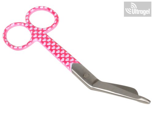 Bandage cutting scissors with heart pattern - 14cm