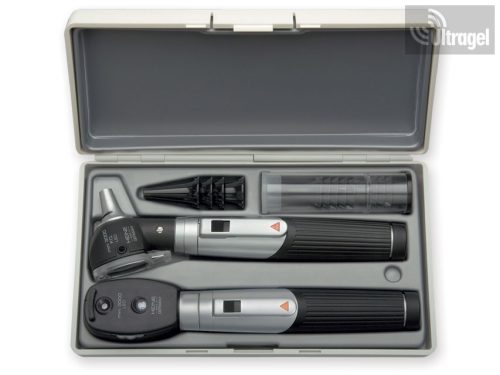 Otoscope Ophthalmoscope Kit - Heine Mini 3000 F.O. fibre optic diagnostic kit - black 